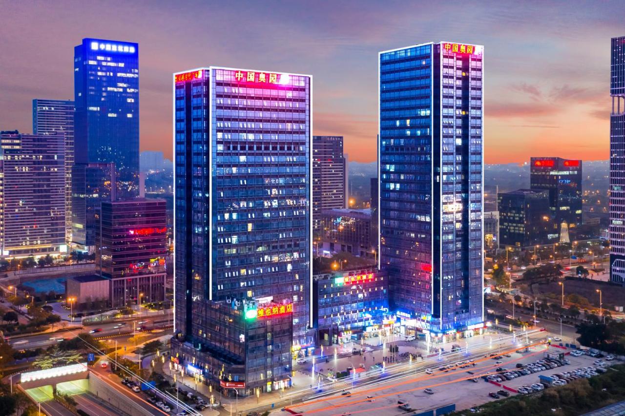 April Fair Duplex Apartment Guangzhou South Railway Station Ao Yuan Yue Shi Dai Branch Extérieur photo