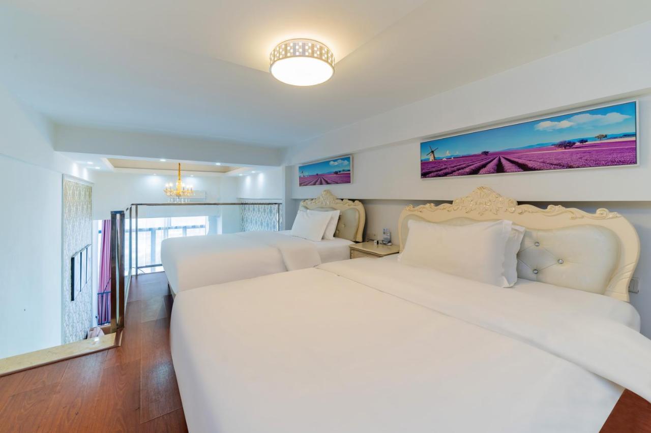 April Fair Duplex Apartment Guangzhou South Railway Station Ao Yuan Yue Shi Dai Branch Extérieur photo