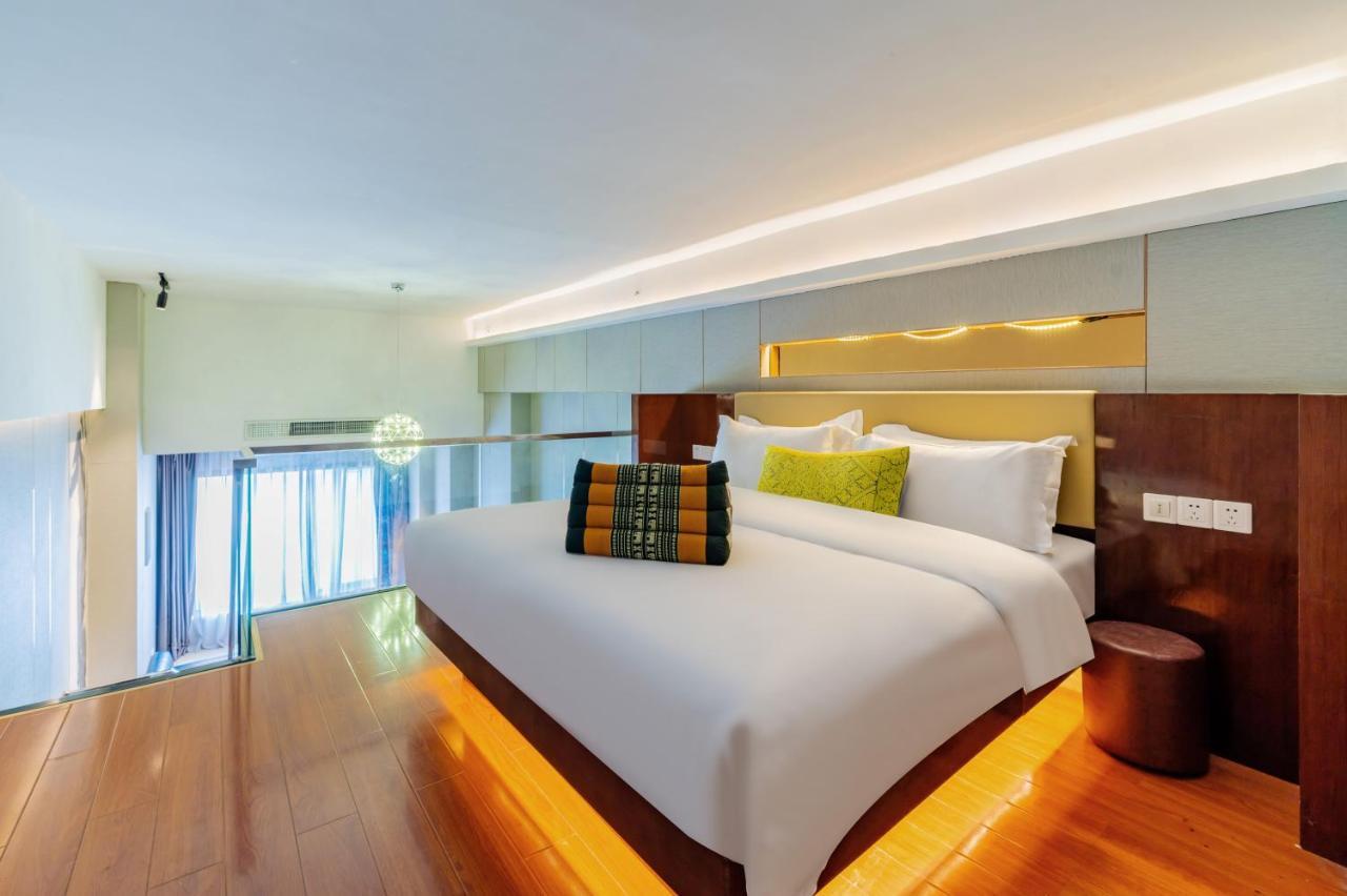 April Fair Duplex Apartment Guangzhou South Railway Station Ao Yuan Yue Shi Dai Branch Extérieur photo