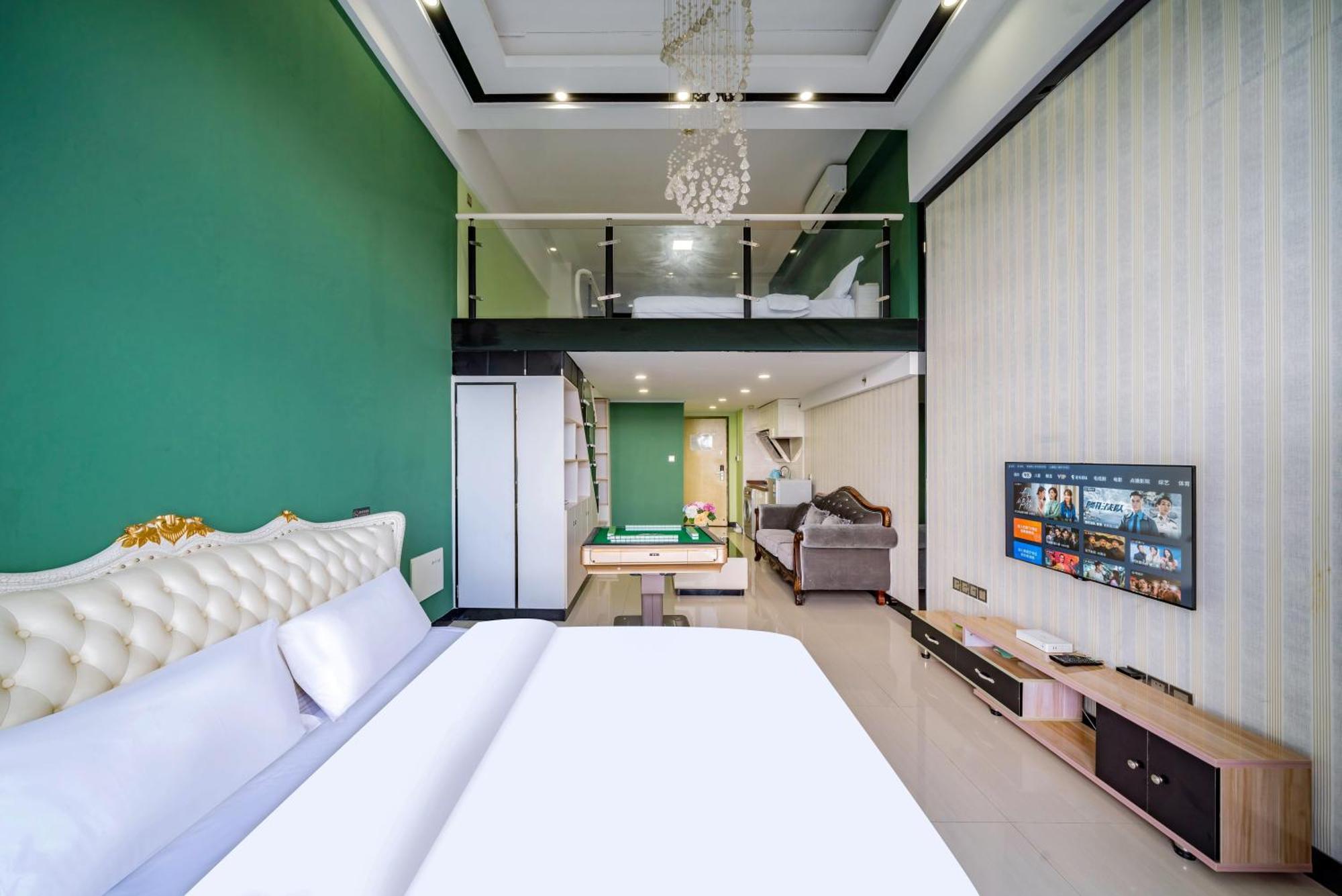April Fair Duplex Apartment Guangzhou South Railway Station Ao Yuan Yue Shi Dai Branch Extérieur photo