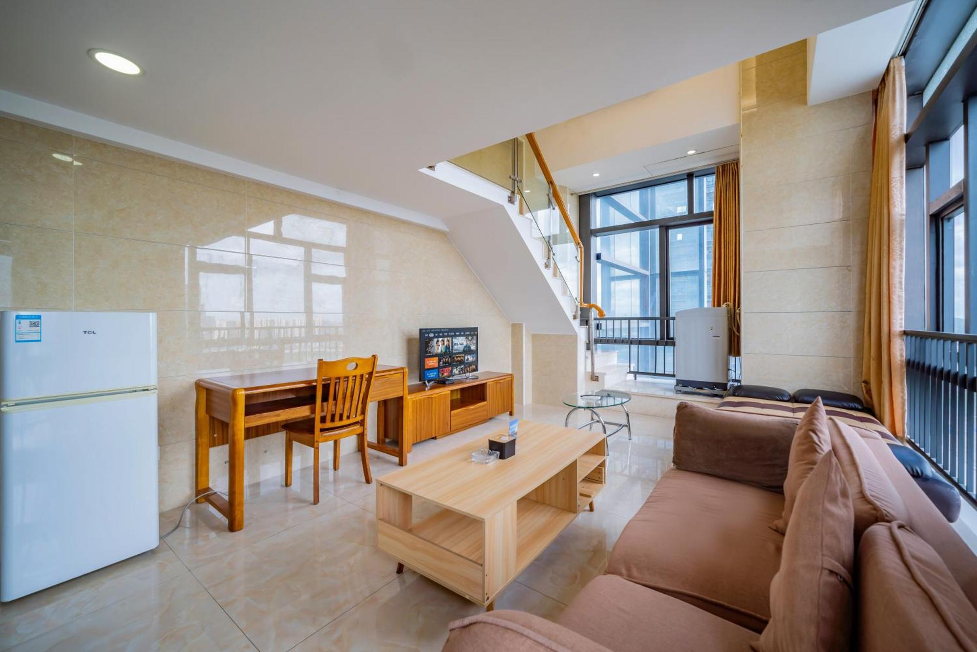 April Fair Duplex Apartment Guangzhou South Railway Station Ao Yuan Yue Shi Dai Branch Extérieur photo