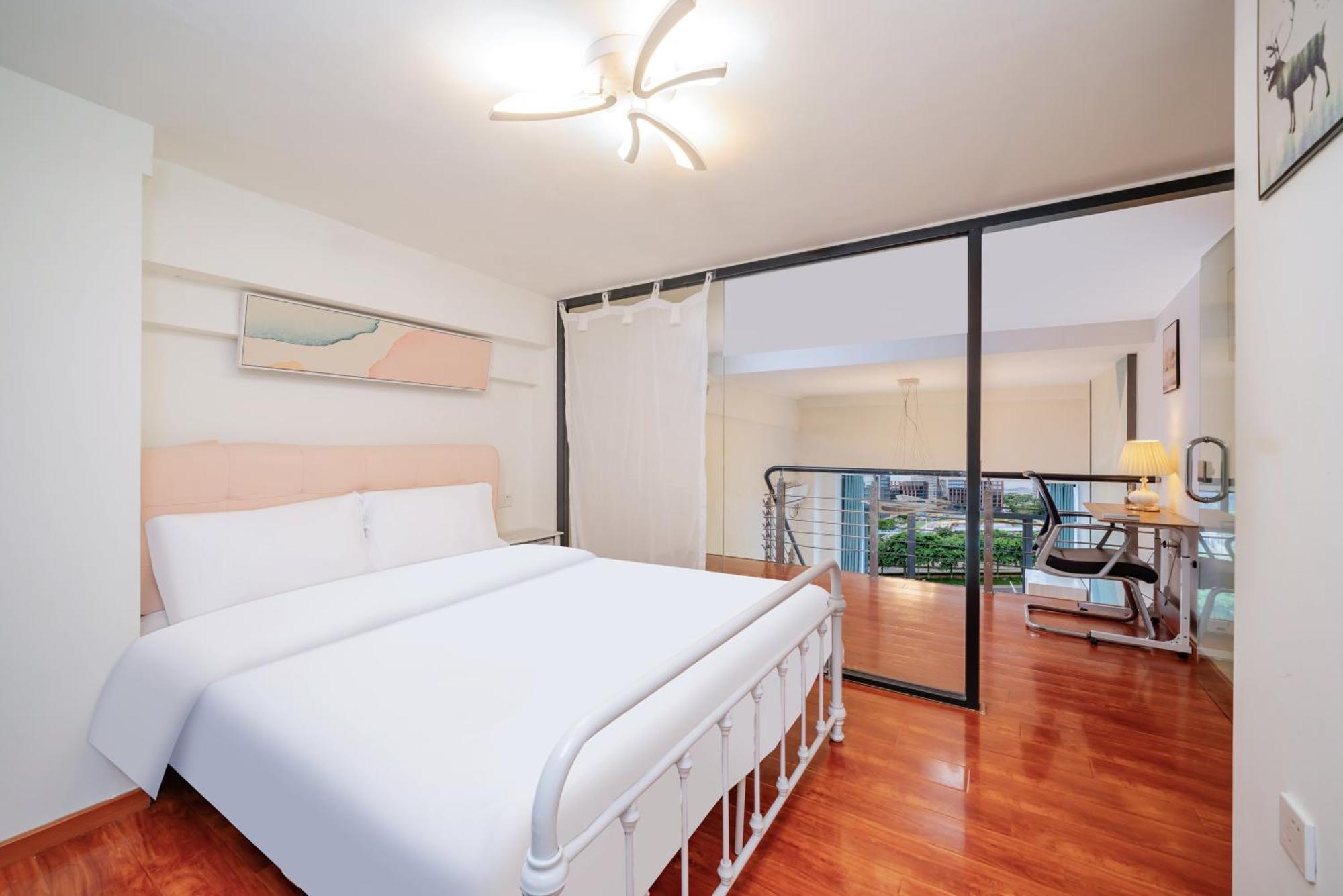 April Fair Duplex Apartment Guangzhou South Railway Station Ao Yuan Yue Shi Dai Branch Extérieur photo
