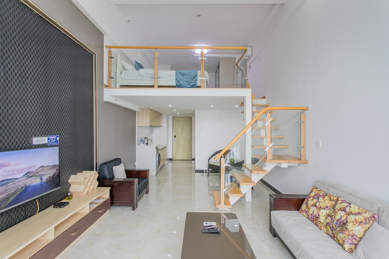 April Fair Duplex Apartment Guangzhou South Railway Station Ao Yuan Yue Shi Dai Branch Extérieur photo