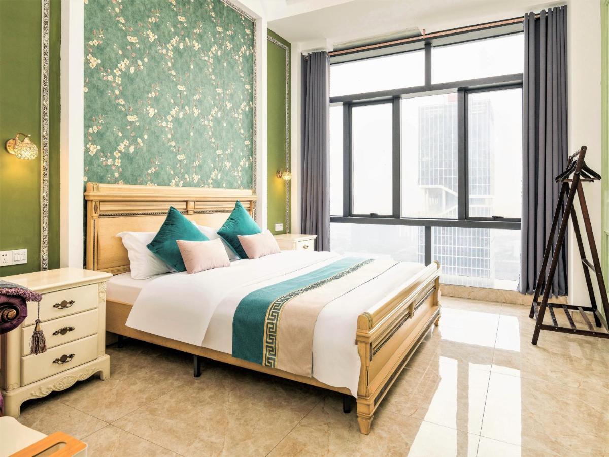 April Fair Duplex Apartment Guangzhou South Railway Station Ao Yuan Yue Shi Dai Branch Extérieur photo
