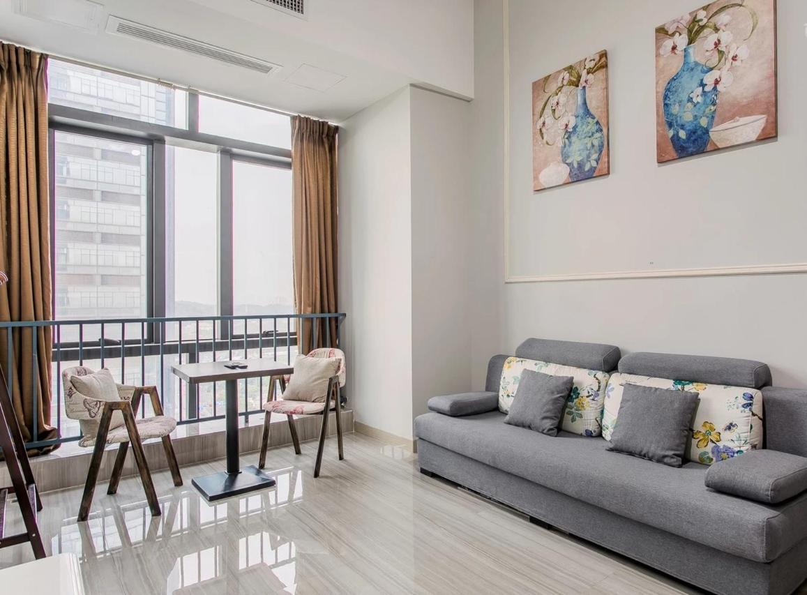 April Fair Duplex Apartment Guangzhou South Railway Station Ao Yuan Yue Shi Dai Branch Extérieur photo